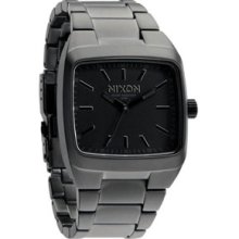 Nixon Manual II Watch - Men's Matte Black/Matte Gunmetal, One Size