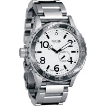 Nixon Men's '42-20' Tide Subdial White Watch (A035100)