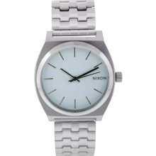 Nixon Men's Stainless Steel Case and Bracelet Time Teller Quartz White Dial A045-100