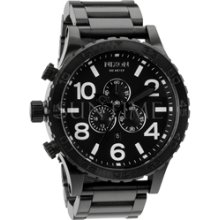 Nixon NA083001-00 THE CHRONO All Black Men's Watch