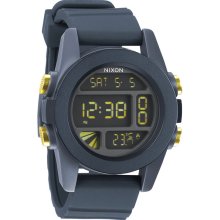 Nixon Unit Watch - Steel Blue/Yellow Ano