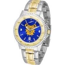 North Carolina A&T Aggies Men's Stainless Steel and Gold Tone Watch