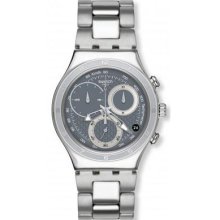 Oblique End Grey Men Watch