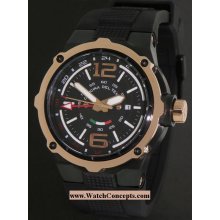Officina Del Tempo Power wrist watches: Power Lumicron Gmt Rose/Black