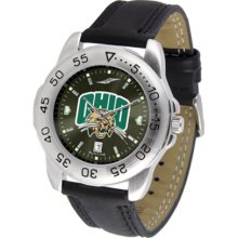 Ohio Bobcats Sport AnoChrome Men's Watch with Leather Band