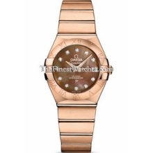 Omega Constellation Brushed Chronometer 27mm Watch 12350272057001