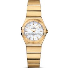Omega Constellation Brushed Quartz 24mm Ladies Watch 12350246005002
