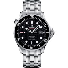 Omega Men's Seamaster Black Dial Watch 212.30.41.20.01.002