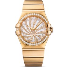 Omega Women's Constellation Diamond Pave Dial Watch 123.55.27.20.55.004