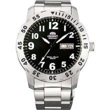 Orient Black Dial 21-Jewel Automatic Aviator Watch #FEM7A001B