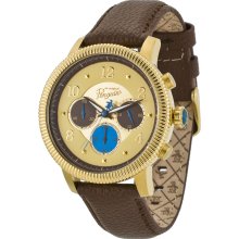Original Penguin Men's 'Dino' Gold Dial Chronograph Watch (Chronograph Gold)
