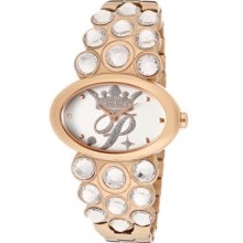 Paris Hilton Watches Women's Princess White Crystal White Dial Rose Go