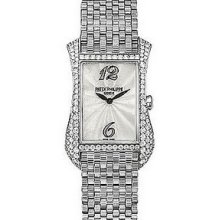 Patek Philippe Gondolo Serata White Gold Diamond Watch 4972/1G