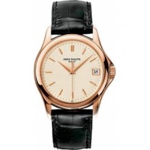 Patek Philippe Mens Calatrava Rose Gold Watch 5127R
