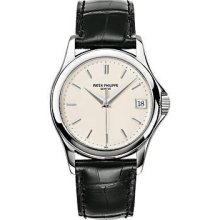 Patek Philippe Mens Calatrava White Gold Watch 5127G