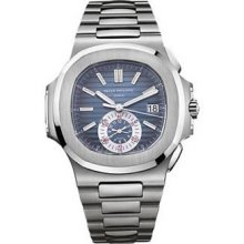 Patek Philippe Men's Nautilus Blue Dial Watch 5980/1A-001