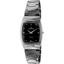 Peugeot Ps972 Ps972 Silver-Tone Tungsten Swiss Movement Tonneau Case Watch