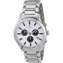 Philip Men's Liberty Chronograph Watch R8273600045 With Quartz Movement, White Dial And Stainless Steel Case