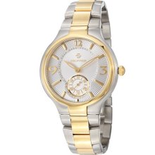 Philip Stein Men's 'novelties' Silver Dial Two-tone Steel Quartz Watch