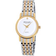 Pierre Cardin Women's Two-Tone Diamond Accent Dial Watch