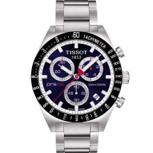 PRS 516 Men's Quartz Chronograph - Blue Dial With Stainless Steel Bracelet