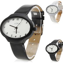 PU Fashionable Women's Analog Quartz Wrist Watch (Assorted Colors)
