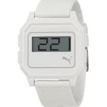 Puma Pu910951005 Flat Screen White Womens Digital Watch