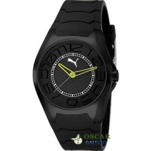 Puma Spectrum Pu910601001 Black Dial Unisex Watch 2 Years Warranty