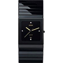 Rado Ceramica XL Chronograph Black Matte Ceramic Mens Watch R21715152