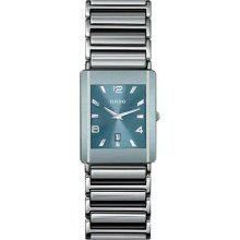 Rado Integral Platinum-tone Ceramic Blue Mens Watch R20484202 ...