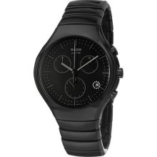 Rado True Thinline Jubile 38.5mm Watch - Black Dial, Black Ceramic Bracelet R27741702 Sale Authentic