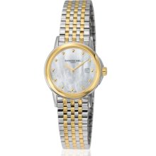 Raymond Weil Watch, Womens Tradition Two Tone Stainless Steel Bracelet