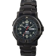 Reactor Trident Men's Watch - Bracelet - Black Nitride Stainless - Black Dial - 59501