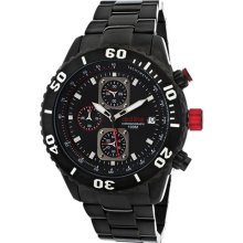 Red Line Simulator Men's Stainless Steel Case Chronograph Date Watch 50041-11-bb