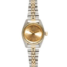 River Island Silver And Gold Mini Zoe Watch Silver and gold