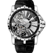 Roger Dubuis Excalibur Millesime Pierced Flying Tourbillon White Gold Watch