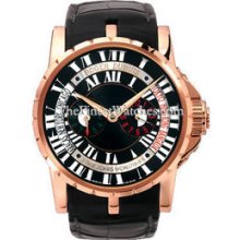 Roger Dubuis Excalibur Pink Gold World Time Watch