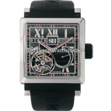 Roger Dubuis King Square White Gold Flying Tourbillon Watch