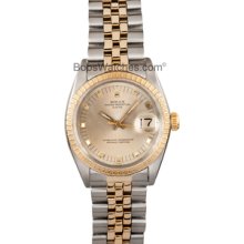 Rolex Date Men's 2-Tone Steel & Gold Automatic Watch 1505