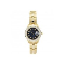 Rolex Datejust 69178 18k Yellow Gold Diamond Dial/Bezel Watch
