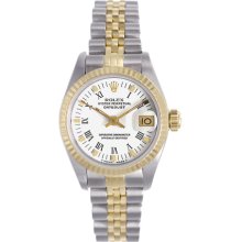 Rolex Datejust Ladies Steel & Gold 2-Tone Watch 69173