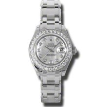 Rolex Datejust Masterpiece White Gold Mop Diamond Dial - 80299 Md