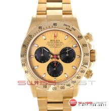 Rolex Daytona 18k Yellow Gold Champagne Paul Newman Dial 116528 40MM