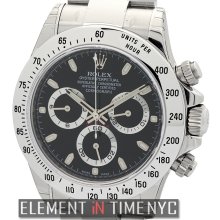 Rolex Daytona Stainless Steel Black Dial