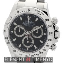 Rolex Daytona Stainless Steel Black Dial P Series