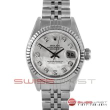 Rolex Ladies Datejust MOP Diamond Dial Jubilee Band All Original