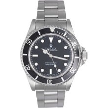 Rolex Men's Steel (No-Date) Submariner Watch 14060 Black Dial