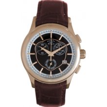 Rotary Gent's Quartz Chronograph Brown Leather Strap GS90046/06 Watch
