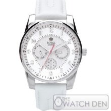 Royal London - Ladies White Leather 'the Imaginative' Watch - 21083-02