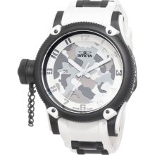 Russian Diver 52mm Special Ops Lefty White Rubber Strap